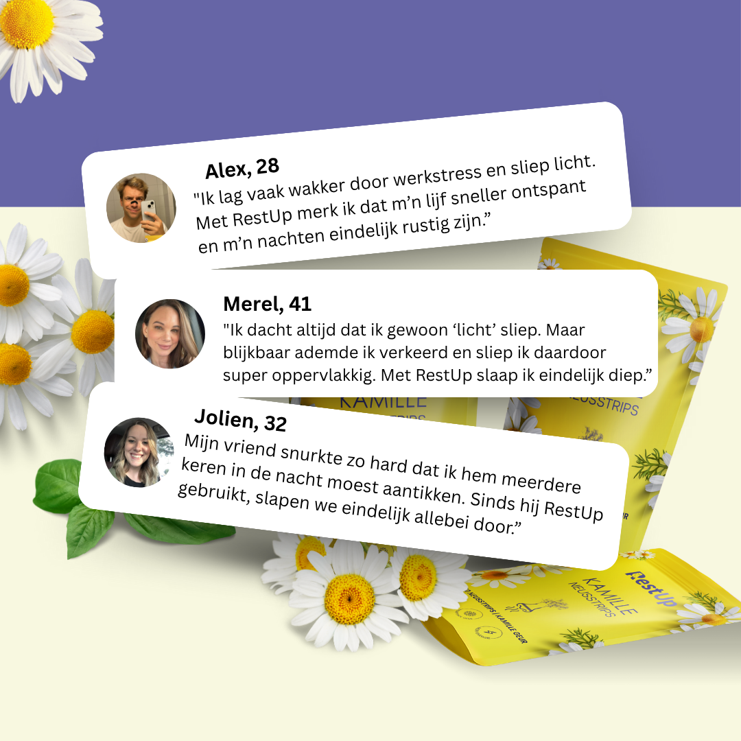 Kamille Neusstrips | Slaap Eindelijk Door – Natuurlijk & Zonder Medicatie