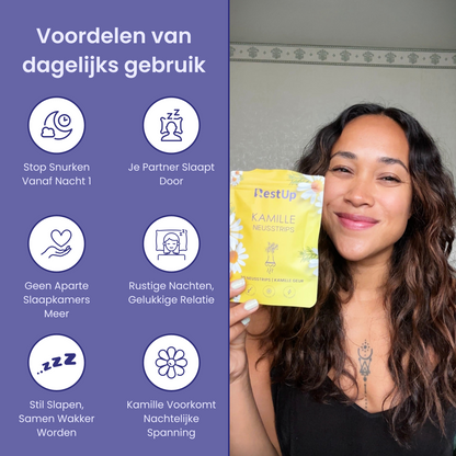 Kamille Neusstrips | Slaap Eindelijk Door – Natuurlijk & Zonder Medicatie