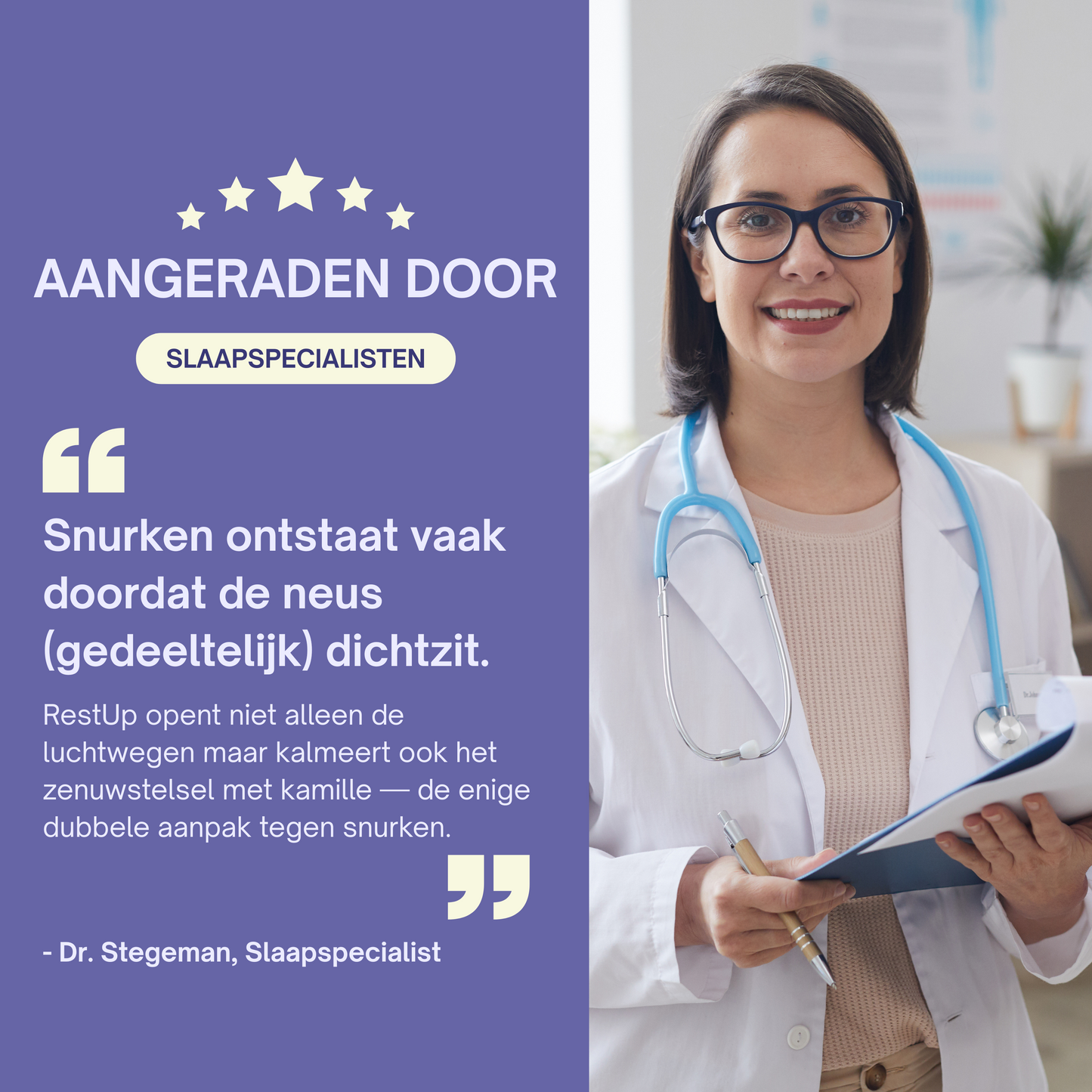 RestUp - Kamille Neusstrips